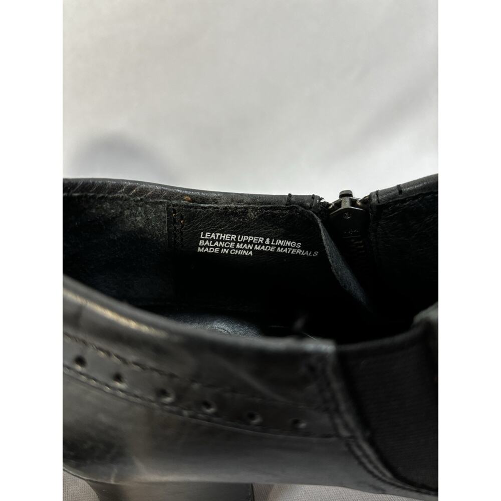 BORN Womens SIZE 9M Shoes Black Leather Platform Wedge Mules Clogs - Picture 7 of 8